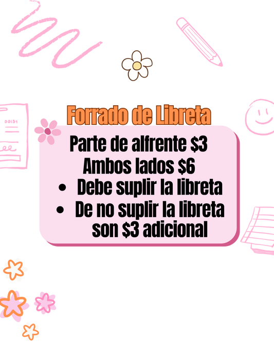 Forrado de Libretas